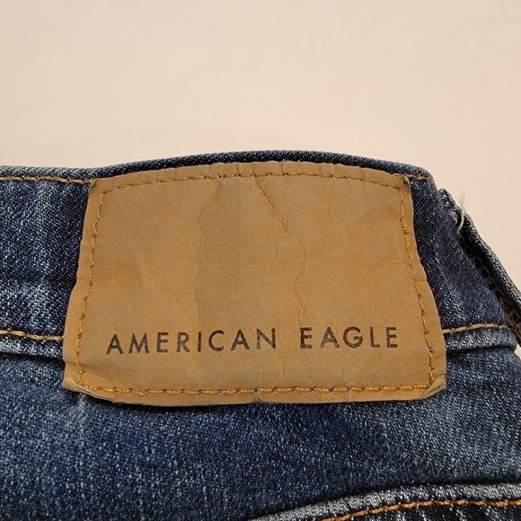 American Eagle Airflex + Slim Straight Men's Jean Size 28x30 Medium Wash - Picture 14 of 16